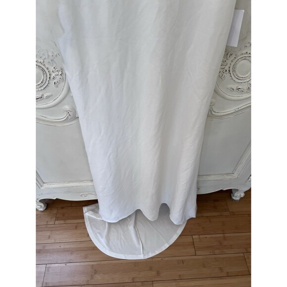 Lulus Beautifully Beloved Dress Women's M White Off the Shoulder Wedding NWT - Picture 8 of 13